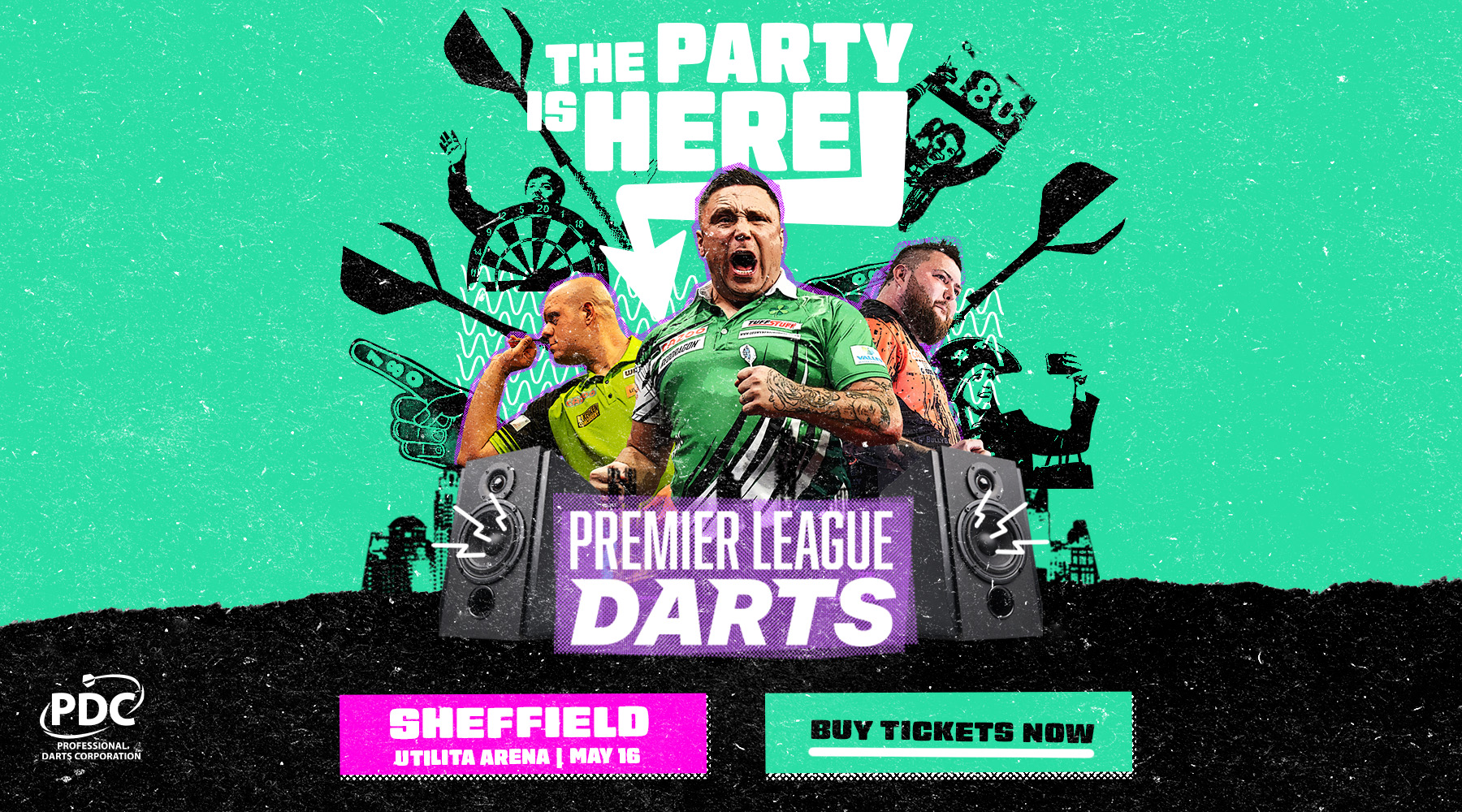 Premier League Darts 2024 Utilita Arena Sheffield Thursday 16th May 2024